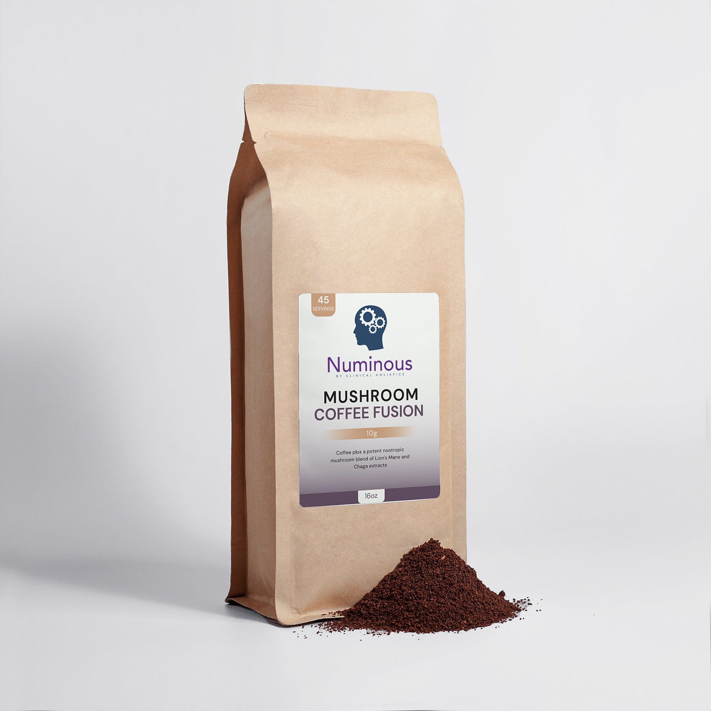 Mushroom Coffee Fusion - Lion’s Mane & Chaga 16oz